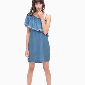 Splendid Indigo One Shoulder Dress